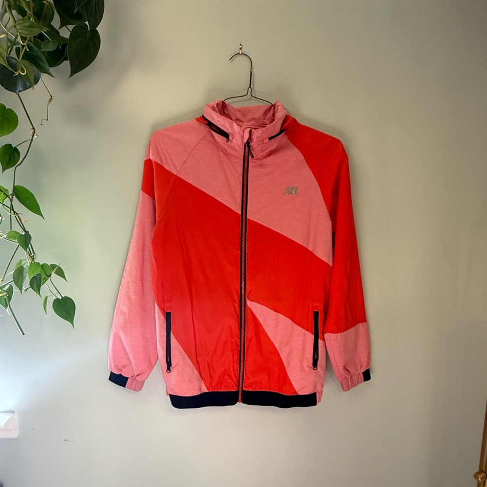 New Balance Vibrant Red and Pink Jacket